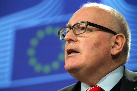 Vice president of the European Commission Frans Timmermans in December 2017 (photo courtesy of the EC)